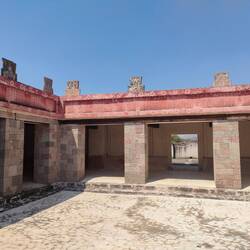 Vue du palacio de Quetzalpapálotl( ne me remerciez pas c'est cadeau)