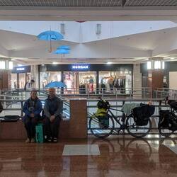 Notre spot pour l'aprem, avec un voisin peu dérangeant