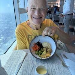 Starting out with a very healthy meal!