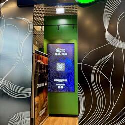 So sehen hier die Tabakwarenläden aus = fast gar nicht sichtbar.