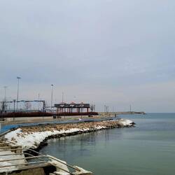 Nähe des Fährterminals für PKWs und Co.