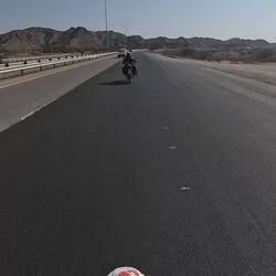 ...and stretching the knee every now and then. No off-road from now on