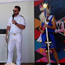 Begrüßung durch den Käpt'n