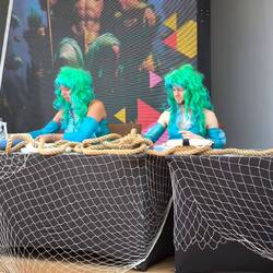 Warten auf die Gäste