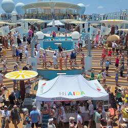 Clubtreffen auf dem Pooldeck