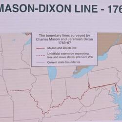 Die Linie, die die Sklaverei in den Vereinigten Staaten trennte