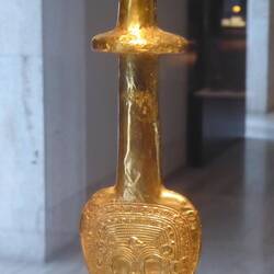 Gold and copper sword hilt, middle bronze age