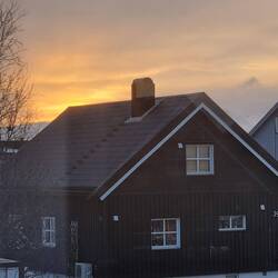 Sonnenuntergang in Tromsø