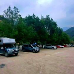 Parkgebühr ist gleich Overnight.👍