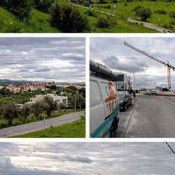 Uitzicht vanaf het punt waar mijn broer verblijft in Albufeira