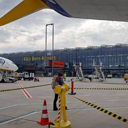 Angekommen am Airport Köln/Bonn