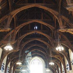Die Decke von Westminster Hall