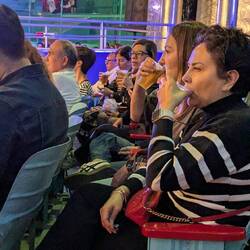 Ladies enjoying a night out.