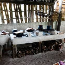 Die Küche unseres Gastgebers