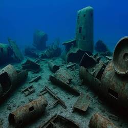 Unfortunately, parts that dropped to the bottom