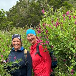 Im April mit Biggi und Thomas war alles in Blütenpracht