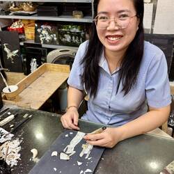 vietnamesischen Lackarbeiten