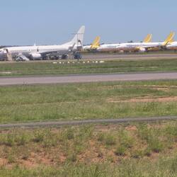 Flugzeug-Friedhof/Abstellplatz in Alice Springs