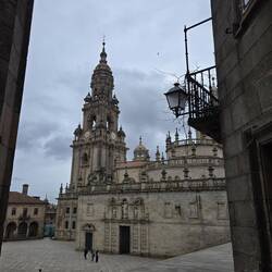 A view of the cathedral from a hidden back corner.