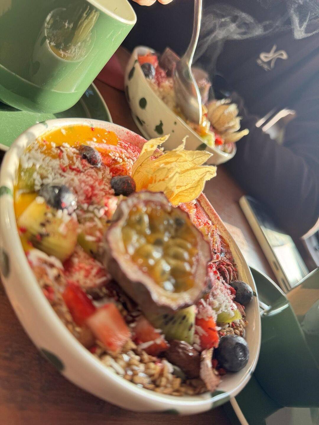 Leckere Frühstücksbowl.