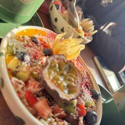 Leckere Frühstücksbowl.