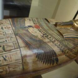 Egyptian mummy coffin case 600 bc