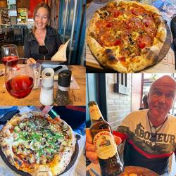 Erich 32cm und ich eine 26cm Pizza👌🏻🔝😋