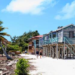 Spaziergang über die Insel