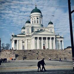Der Dom in Helsinki.