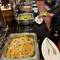 The morning buffet: western and Vietnamese dishes