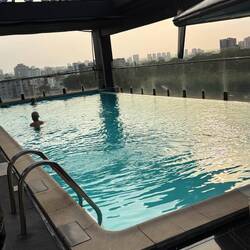 Rooftop pool