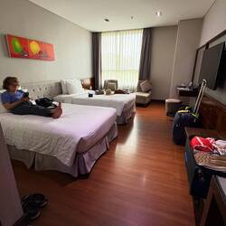 Our hotel room in Saigon