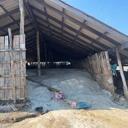 We passed large storerooms holding mountains of salt, and little stalls selling the mineral in sacks
