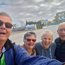 Abschied von Wiebke und Roberto