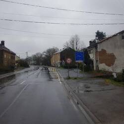 Belgien... vom Regen verwischt