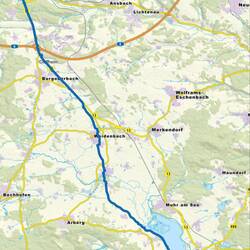 Heute geht es von Ansbach nach Gunzenhausen.
