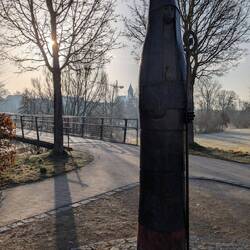 Walburga an der Altmühl-Brücke in Gunzenhausen