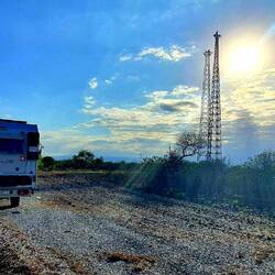 Unser Schlafplätzli mit sehr gutem Netz🤣