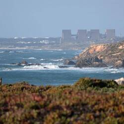 Ausblick auf das Industriegebiet von Sines