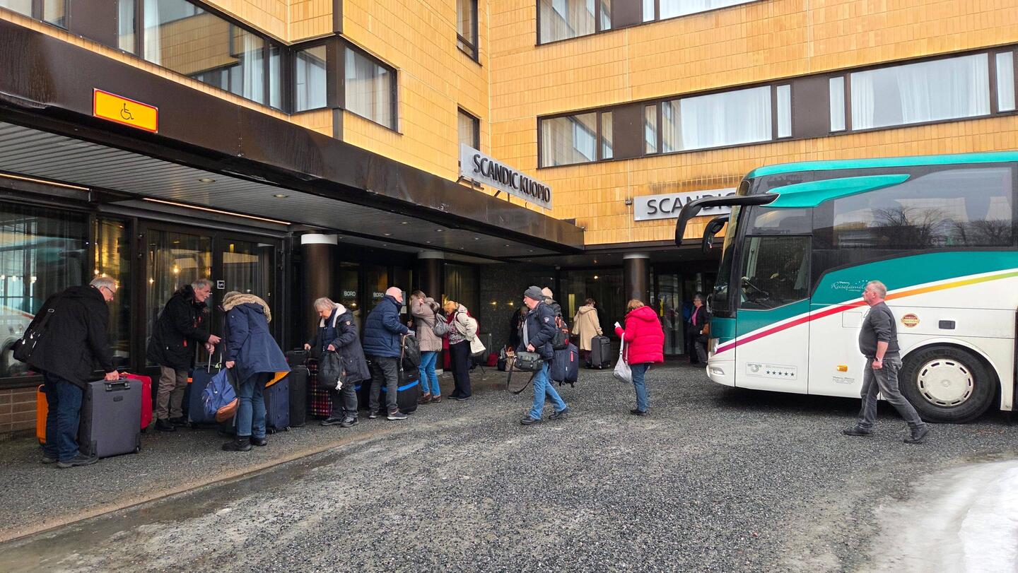 Ankunft in Kuopio "Hotel Scandic"