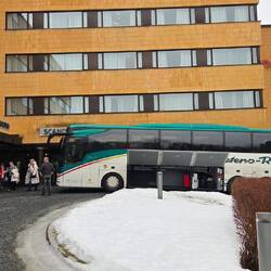 Ankunft in Kuopio "Hotel Scandic"