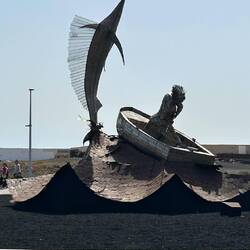 Der alte man und das Meer ? War doch ein Schwertfisch oder ?