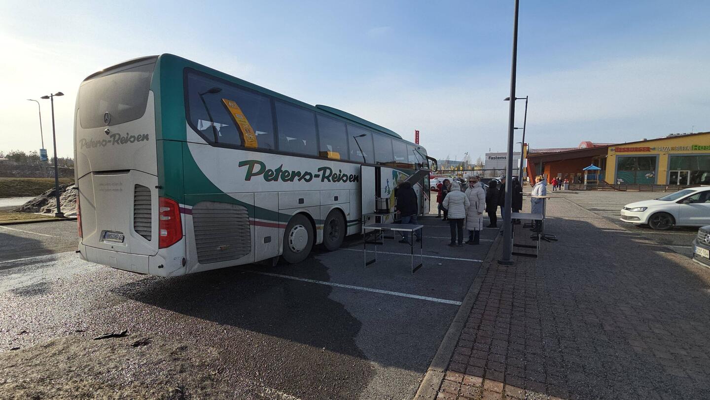 Halt in Tampere für eine kleine Bohnensuppe