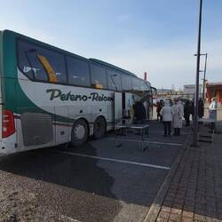 Halt in Tampere für eine kleine Bohnensuppe