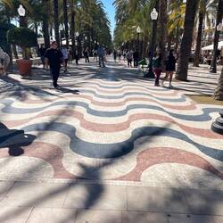 Der Belag ist vollkommen eben