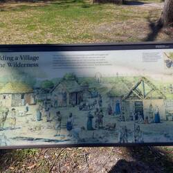 In der Nähe des Forts entstand eine Siedlung.