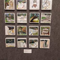 Malereien über die Plantage.