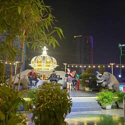 On top of the Rex hotel