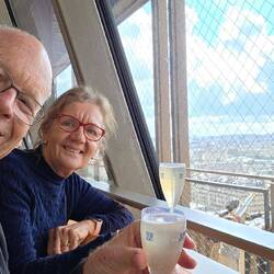 Champagne on the Eiffel Tower