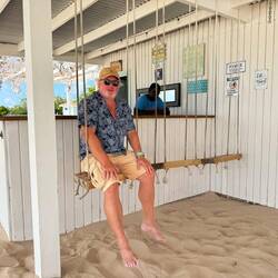 Am Strand in Barbuda 😇😎